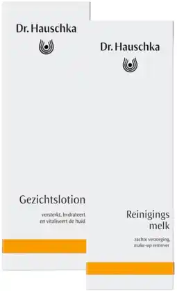 De Online Drogist Dr. Hauschka Gezichtslotion + Reinigingsmelk Combi aanbieding
