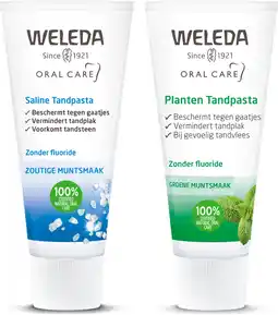 De Online Drogist Weleda Tandpasta Combi aanbieding