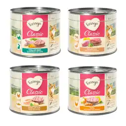Zooplus 24x200g Classic Meat Menü Mixpakket I Feringa Kattenvoer nat aanbieding