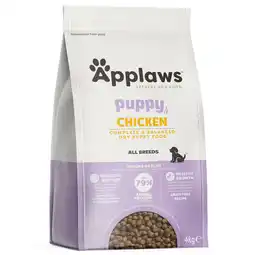 Zooplus Dubbelpak: 2x4 kg Applaws All Breed Puppy Kip Hondenvoer droog aanbieding