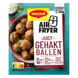 Dekamarkt Maggi Kruidenmix airfryer meatballs aanbieding