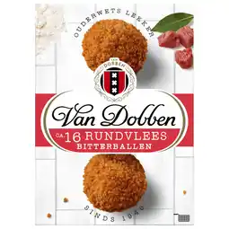 Dekamarkt Van Dobben Bitterballen rundvlees circa 30 st aanbieding