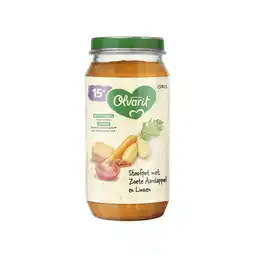 Dekamarkt Olvarit 15+ Maanden stoofpot zoete aardap. linzen aanbieding