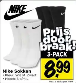 Vomar Voordeelmarkt Nike Sokken aanbieding
