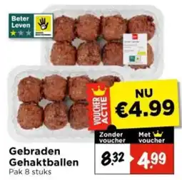 Vomar Voordeelmarkt Gebraden Gehaktballen aanbieding