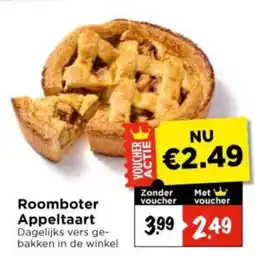 Vomar Voordeelmarkt Roomboter Appeltaart aanbieding