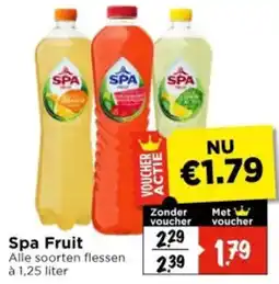 Vomar Voordeelmarkt Alle Spa Fruit aanbieding
