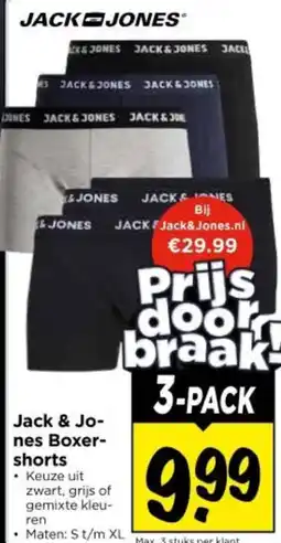 Vomar Voordeelmarkt Jack & jones boxer shorts aanbieding