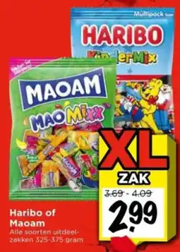 Vomar Voordeelmarkt Haribo of Maoam aanbieding