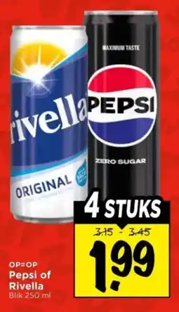 Vomar Voordeelmarkt Pepsi of Rivella aanbieding