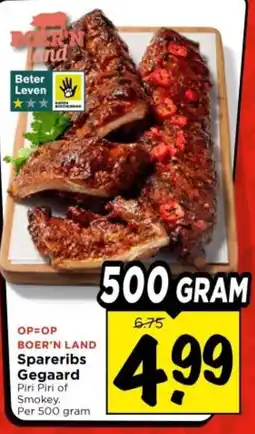 Vomar Voordeelmarkt Boer'n Land Spareribs aanbieding
