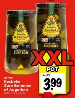 Vomar Voordeelmarkt Kesbeke Zure Bommen of Augurken aanbieding