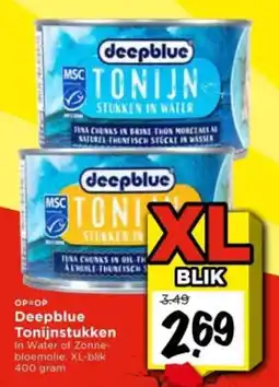 Vomar Voordeelmarkt Deepblue Tonijnstukken aanbieding