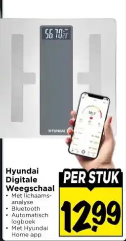 Vomar Voordeelmarkt Hyundai Digitale Weegschaal aanbieding