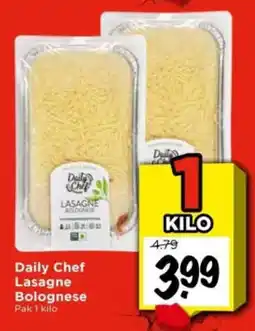 Vomar Voordeelmarkt Daily Chef Lasagne Bolognese aanbieding