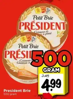 Vomar Voordeelmarkt President Brie aanbieding