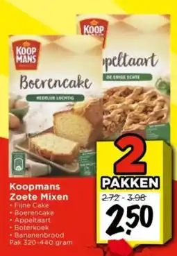 Vomar Voordeelmarkt Koopmans Zoete Mixen aanbieding