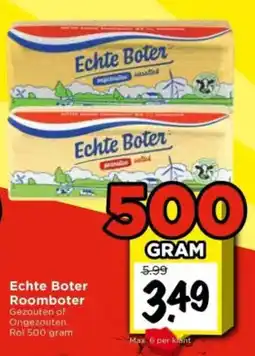 Vomar Voordeelmarkt Echte Boter Roomboter aanbieding