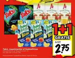 Vomar Voordeelmarkt Alle Taksi, Appelsientje of Dubbelfriss aanbieding