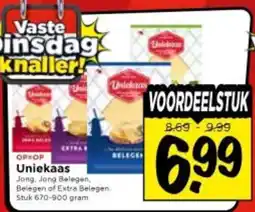 Vomar Voordeelmarkt Uniekaas aanbieding