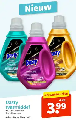 Wibra Dasty wasmiddel aanbieding