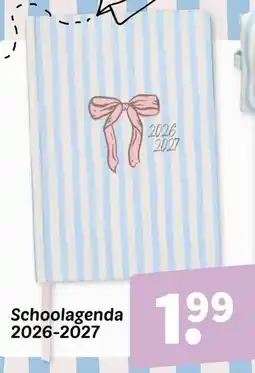 Wibra Schoolagenda 2026-2027 aanbieding