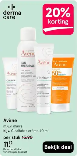 Etos Avène aanbieding