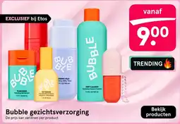 Etos Bubble gezichtsverzorging aanbieding