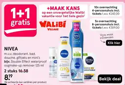 Etos NIVEA m.u.v. deodorant, bad, douche, giftsets en mini's aanbieding