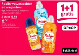 Etos Robijn wasverzachter en wasparfum aanbieding