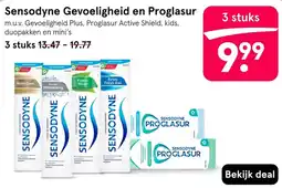 Etos Sensodyne Gevoeligheid en Proglasur aanbieding