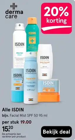 Etos isdin aanbieding