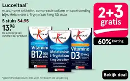 Etos Lucovitaal Melatonine L-Tryptofaan 5 mg aanbieding