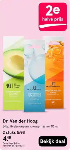 Etos Dr. Van der Hoog Hyaluronzuur crèmemasker 10 ml aanbieding