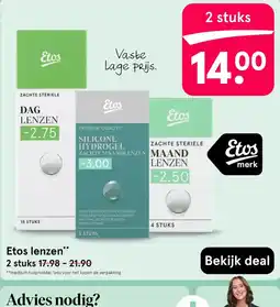 Etos Etos lenzen aanbieding