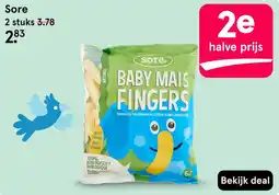 Etos sore baby mais fingers aanbieding