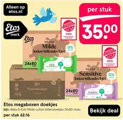 Etos Etos megaboxen doekjes aanbieding