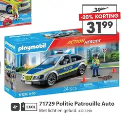 Top1Toys playmobil politie patrouille auto aanbieding