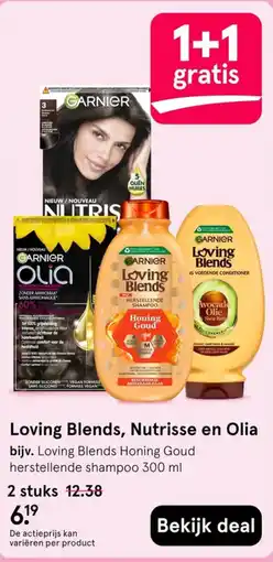 Etos Garnier Loving Blends, Nutrisse en Olia aanbieding