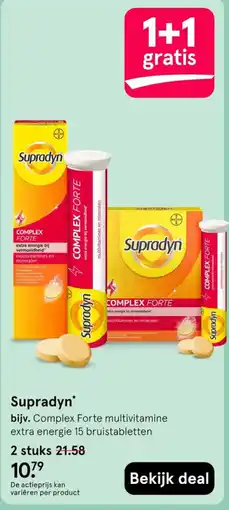 Etos Supradyn Complex Forte multivitamine extra energie 15 bruistabletten aanbieding