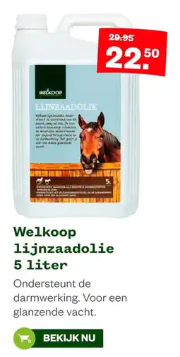 Welkoop Welkoop lijnzaadolie aanbieding