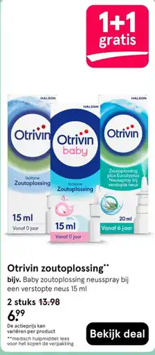 Etos Otrivin zoutoplossing aanbieding