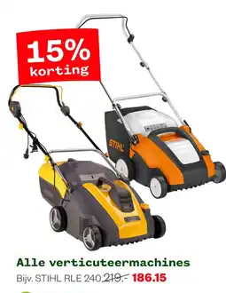 Welkoop Stihl verticuteermachines aanbieding