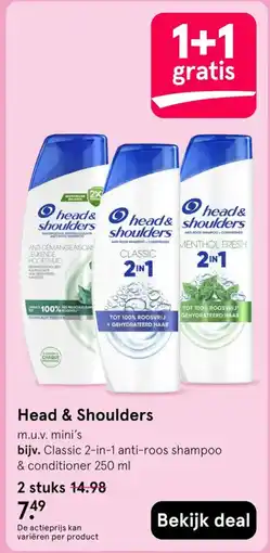 Etos Head & Shoulders aanbieding