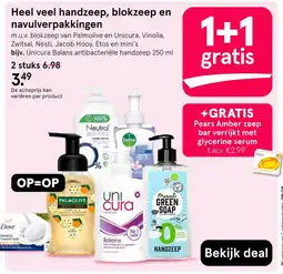 Etos Heel veel handzeep, blokzeep en navulverpakkingen aanbieding