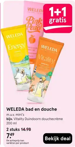 Etos weleda bad en douche aanbieding