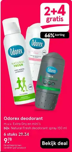 Etos Odorex deodorant aanbieding