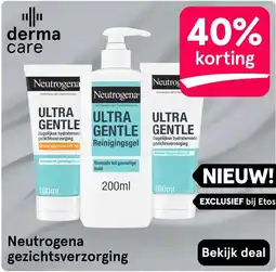Etos Neutrogena gezichtsverzorging aanbieding
