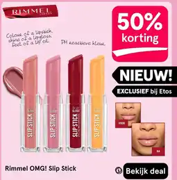 Etos Rimmel omg! slip stick aanbieding