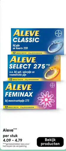 Etos Aleve aanbieding